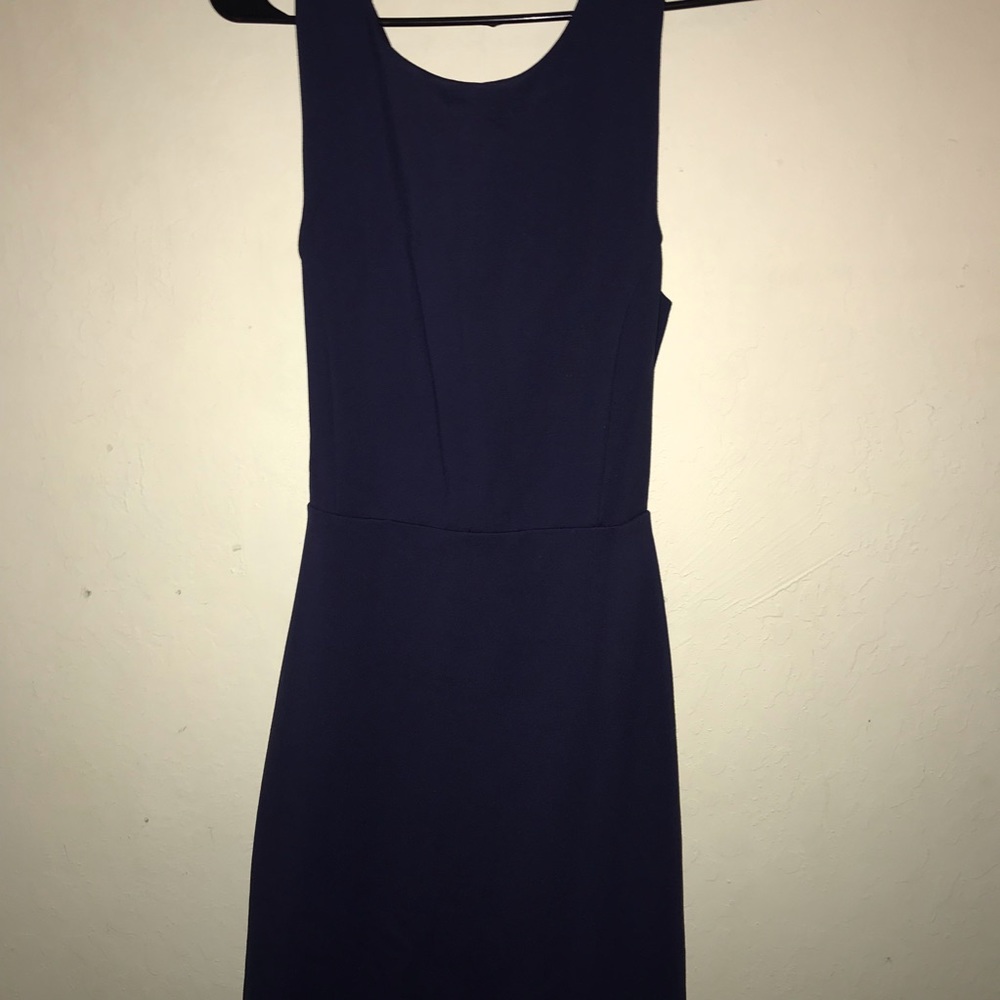 Navy Blue BR Elegant Dress